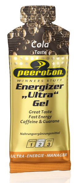 ENERGIZER Ultra Gel kofeín+guarana s príchuťou Cola 40g Peeroton